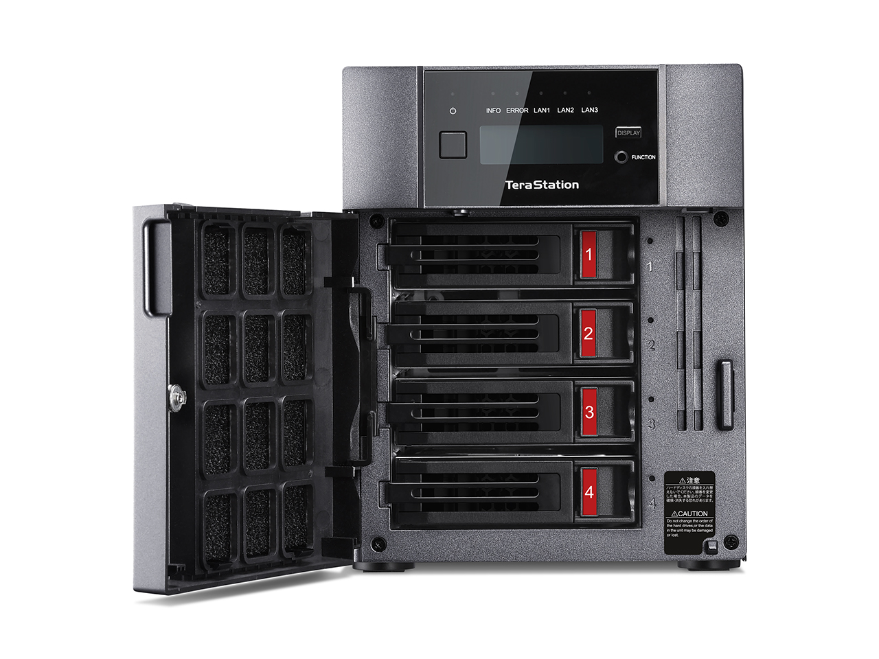 10GbE standard equipped TeraStation Four-Bay Device for corporations forbusiness - business_nas - | GLOBAL