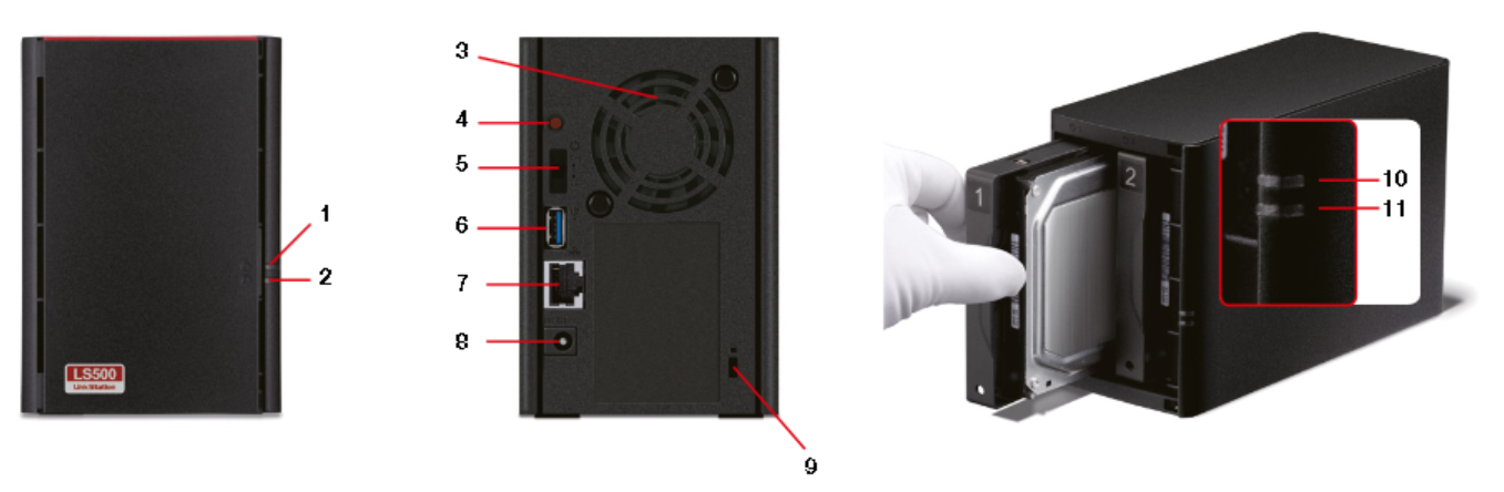 LinkStation™ 520D High Performance Double-drives Network Storage forhome - office_nas - double_drive | GLOBAL